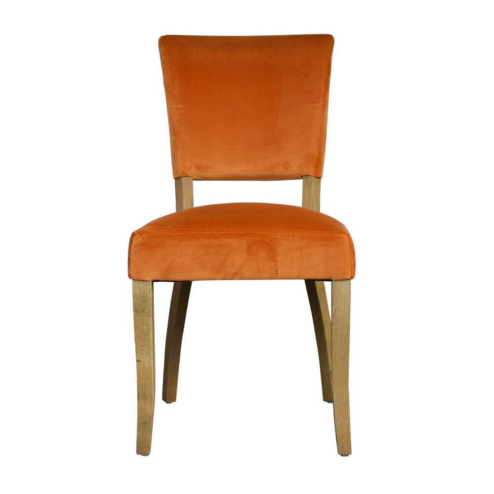 Marquess Copper Velvet Dining Chair